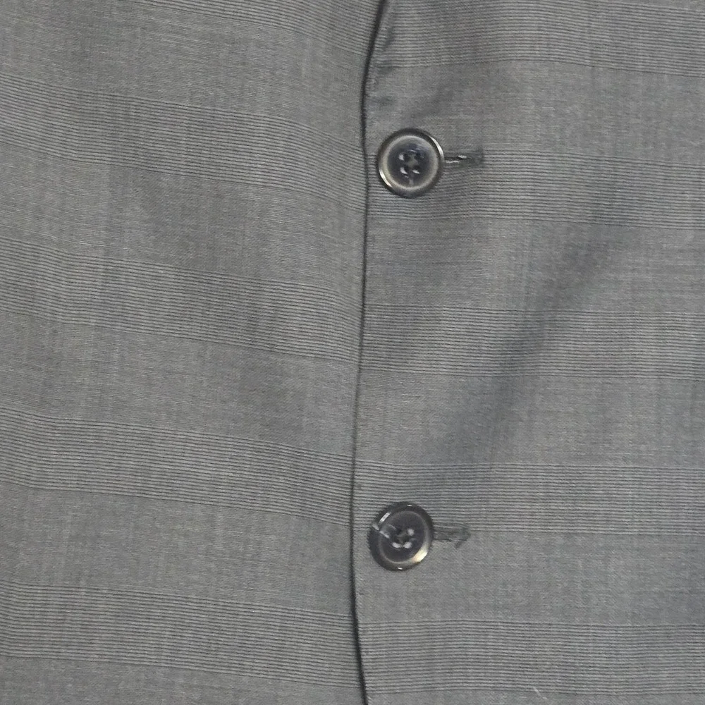 Peter Millar Sport Coat 44R‎ Blue Plaid Wool Two Button Double Vented Blazer